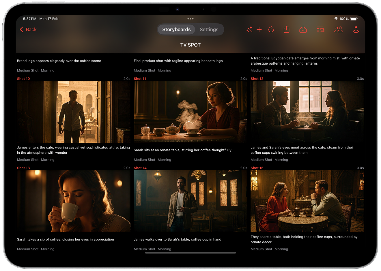 Storyboard Creator AI iPad App